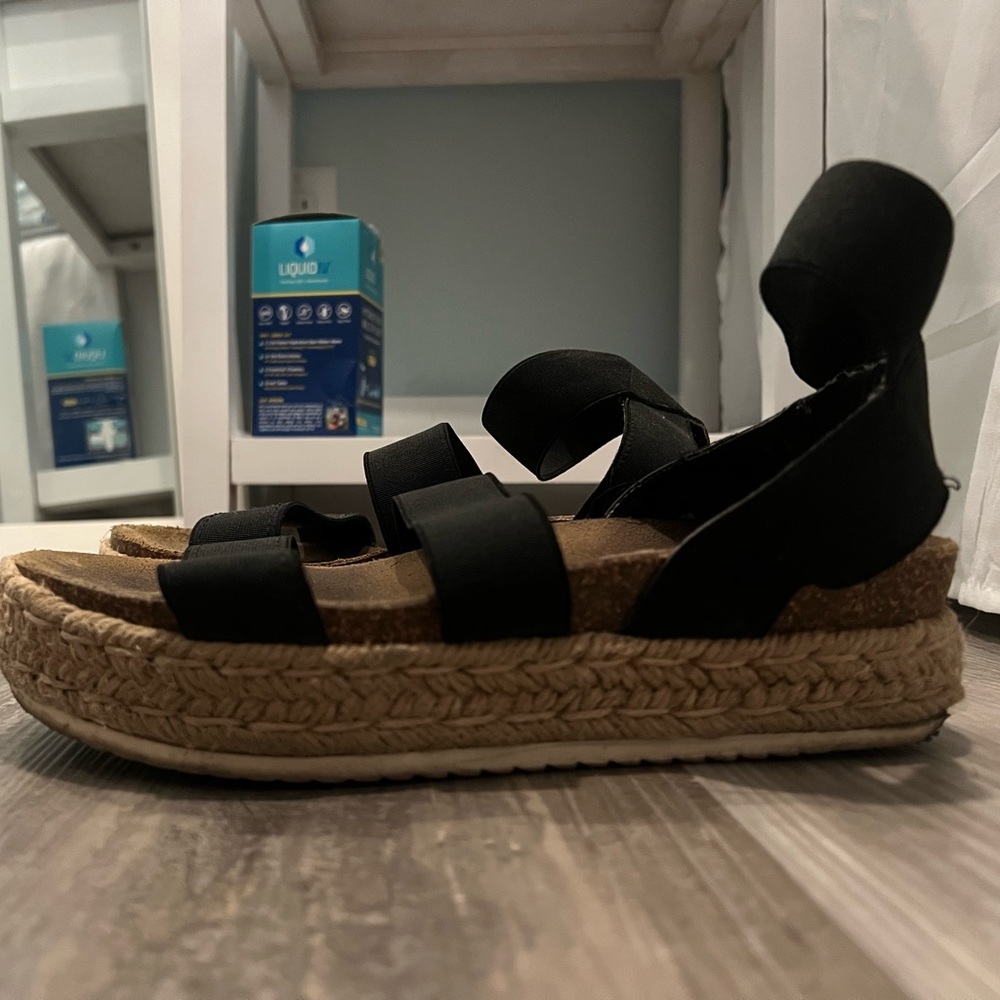 Steve Madden Kimmie Black Womens Sandals